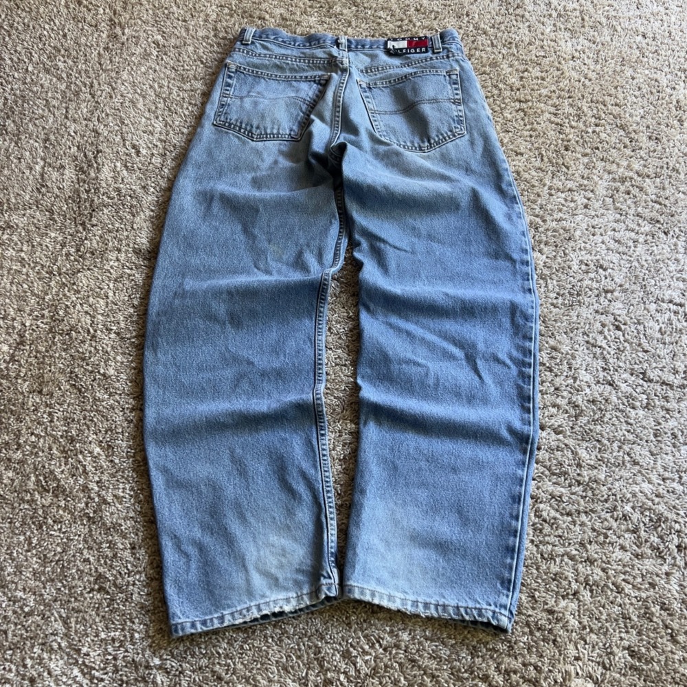 Mens Vintage Baggy Tommy Hilfiger Denim Jeans